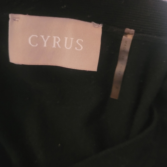 Cyrus Black Long Sleeve Top Sz. M - Picture 7 of 7